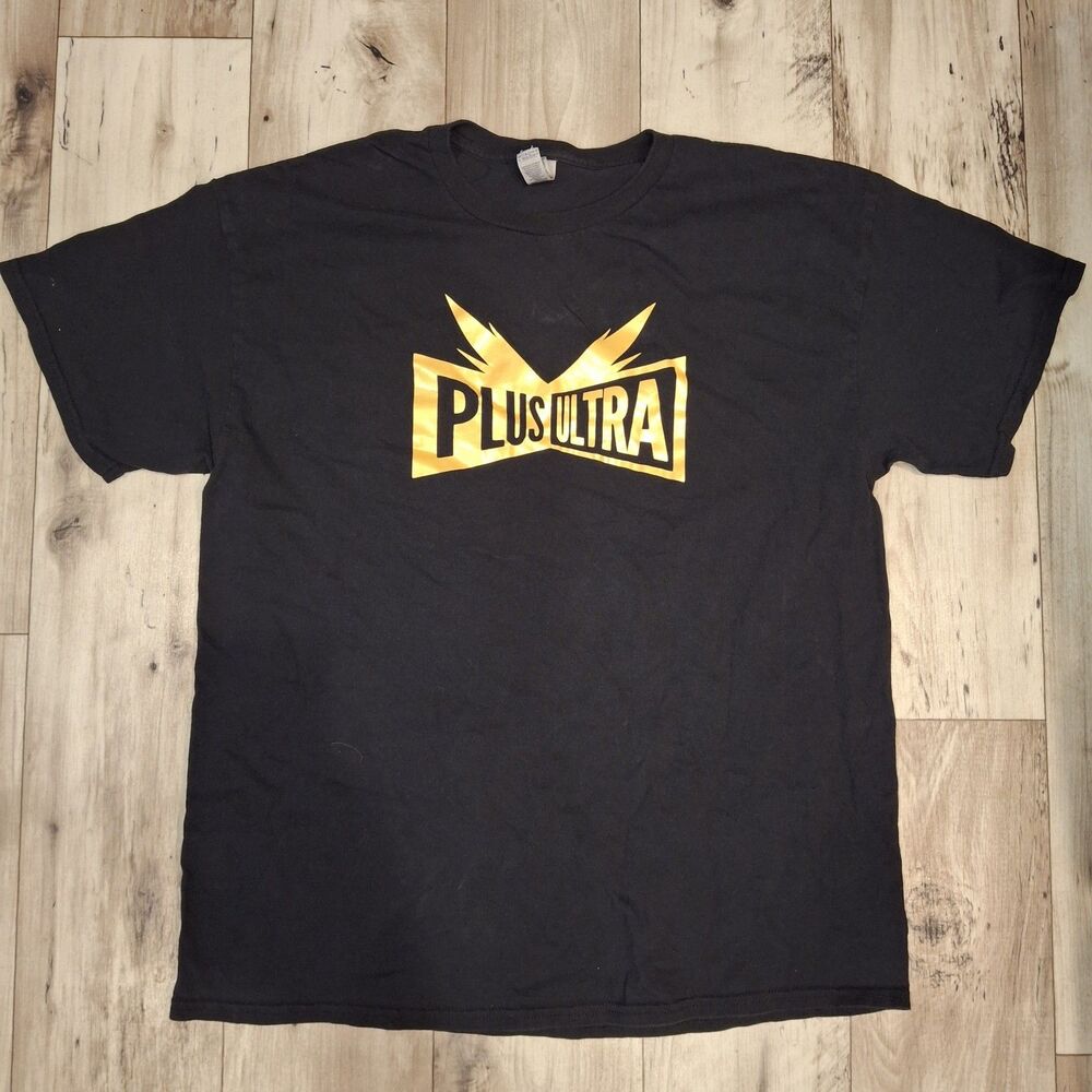My Hero Academia Plus Ultra Black T Shirt Men Size XL